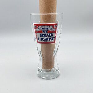 Bud Light Logo 12oz. Pilsner Swirled Glass Beer Glass